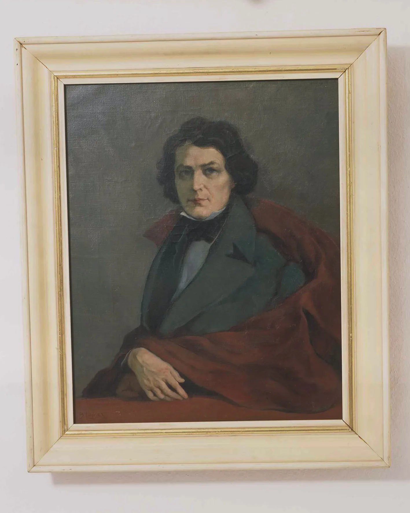 Božidar Jakac, Prešeren, olje, platno, 1948