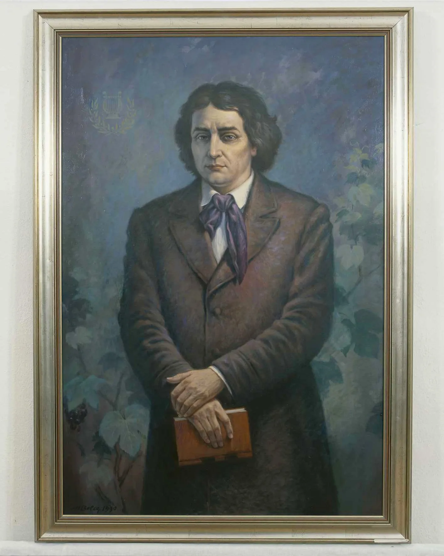 Marjan Belec, Pesnik, olje, platno, 1990