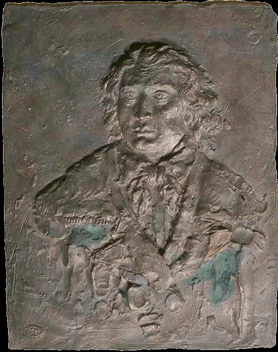 Drago Tršar, Portret Franceta Prešerna, bron